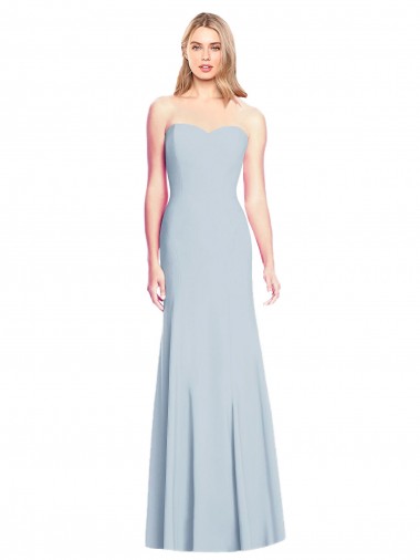 Shop Sweetheart Strapless Flared Skirt Maxi Bridesmaid Dress