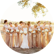 Shop Gold Bridesmaid Dresses